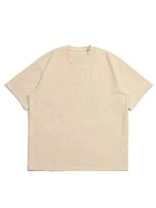 Men's Casual Solid-Color Short-Sleeved T-Shirt, Suitable For Summer, Comfortable And Breathable, Stylish. Women's Casual Cotton T-Shirt - 黑與白 - 查看 6