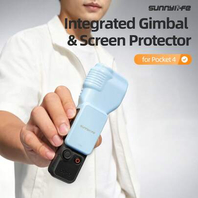 For Osmo Pocket3/4 Integrated Gimbal&Screen Protector, Perfet For Outdoor Sports, Sports Events, Holiday Travel, Ideal Gift, Festival Party And Campus Photography, Portable & Easy Carrying | Lightweight Design | Soft Pads Inside | Multiple Colors