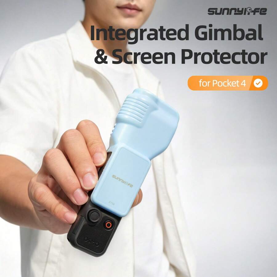 Osmo Pocket 3/4 一体式云台及屏幕保护套，适用于户外运动、体育赛事、假期、节日及校园摄影，是理想的礼物之选，便携易带 | 轻巧设计 | 内部柔软衬垫 | 多种颜色可选