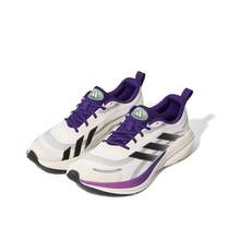 Adidas Zapatos deportivos casuales ligeros, zapatos para correr para hombres y mujeres, nueva llegada - Beige/Negro/Morado - Ver 5
