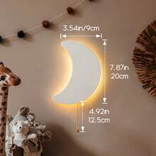 1/2 Packungen Hängende Nachtlichter: Wolken, Sterne, Mond, Schmetterlinge und mehr LED-Nachtlichter mit Zugschalter - perfekt für Kinderzimmer, Kindergärten und Spielzimmer - polychromatisches Licht - Übersicht 16