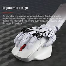 Lenovo N230 Dual-Mode Wireless Mouse | 2.4G/BT Dual-Mode Connection | Rechargeable Long Battery Life | Comfortable Design | Multi-Device Compatible - View 2