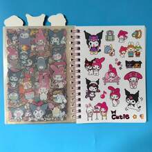 SANRIO 27pcs Cute Cartoon Sticker Combination Notebook, DIY Scrapbooking Material - Sticker - View 10