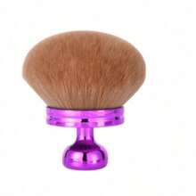 1 pieza Brocha de maquillaje autobronceadora extra grande, brocha de maquillaje corporal suave para mezclar, difuminar, aplicar autobronceador, polvo, loción, crema en la cara, espalda, piernas, con mango largo - Multicolor - Ver 13