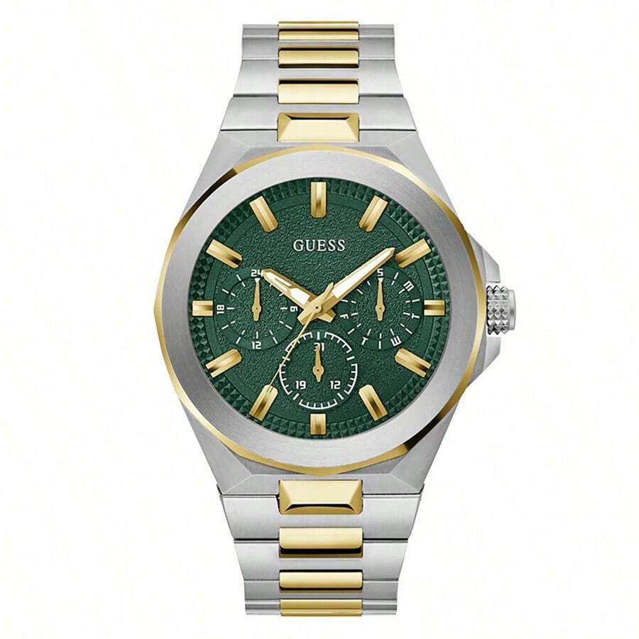 Reloj multifuncional plateado para hombre Guess GW0798G1/GW0798G3 - Verde - Ver 1