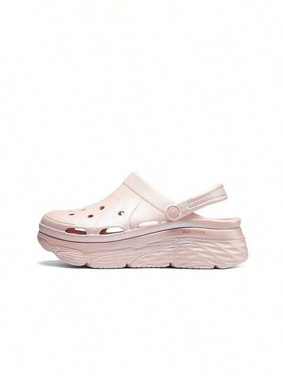 Skechers Giày đế xuồng hình đám mây | Giày bít mũi nữ MAX CUSHION êm ái, nhẹ, thoáng khí, thích hợp đi biển.