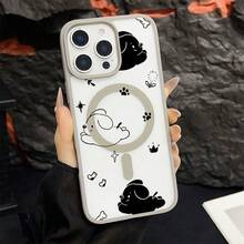 マグネット式黄ばみ防止 | 高級感あふれる2in1アクリルマグネット式スマホケース！スタイリッシュで手触りも良く、実用的な保護機能とマグネット式・耐衝撃設計を融合させた、高級感あふれるケースです。 犬ステッカーケース  11  17e 手机壳  17e 手机壳 家族、恋人、友人、そして子供たちへのプレゼントに最適です。  16/15 Pro Max/13 Pro Max/15/11 Pro Max/11 Pro/17 Pro/16e/15 Plus/16 Plus/ 13 pro/16 Pro/15 Pro/17/13/14 Plus/14 Pro Max/12 Pro/16 Pro Max/12 Pro Max/12/17e/14 Pro/14/Apple  Air/17 Pro Max - グレー - チェックする 31