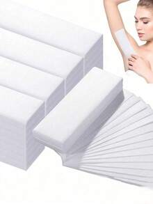 100/200 miếng dán tẩy lông mặt dành cho nữ, thích hợp cho lông mày, môi, cơ thể, chân và vùng bikini, tẩy lông nhẹ nhàng và nhanh chóng, không chứa thành phần sáp, hương lô hội. - nhiều màu - Xem 9