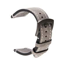 Quick Release Crazy Horse Leather Watch Band For Women Men 18mm 20mm 22mm 24mm Durable Genuine Leather Replacement Strap - Mouldless - View 13