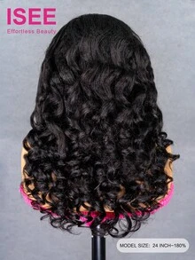 ISEE HAIR Wear Go 半頭套假髮 鬆散波浪 彈性貼合 3合1 半頭套假髮 附抽繩 初學者友善 穿戴即走 無膠 真人髮假髮 180%密度 16-28英吋 原色處女髮 女款 - SNatural - 查看 5
