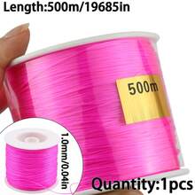 1 Roll Korean Colorful Flat Beading Thread, For Handmade DIY Jewelry Making - Flat Line - View 20