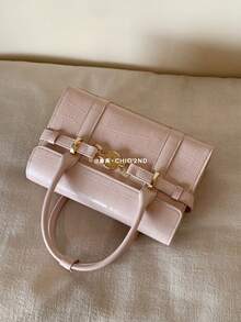 Women Top Handle Bags - Red - View 7