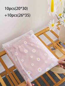 Bộ túi đựng áo sơ mi - Túi kín bằng polyester và nhựa với khóa kéo mờ; Hoàn hảo để đựng quần áo, quần jean, quần tây, áo phông và để sắp xếp đồ đạc khi đi du lịch. Vật dụng thiết yếu cho người đưa thư và mùa tựu trường. - Nhiều màu - Xem 5