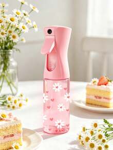 Bình xịt phun sương du lịch PET trong suốt, có thể tái sử dụng, họa tiết hoa cúc và trái tim, đa năng, thích hợp cho du lịch và công tác, có thể dùng làm bình xịt tẩy trang, bình xịt tạo kiểu tóc tái sử dụng, bình xịt vệ sinh, v.v. - Nhiều màu - Xem 3