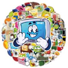50 miếng dán hình nhân vật game ảo ngộ nghĩnh, hình quả chuối nhảy múa và bộ não hài hước dành cho trẻ em, laptop, điện thoại và ốp lưng. - Nhiều màu - Xem 3