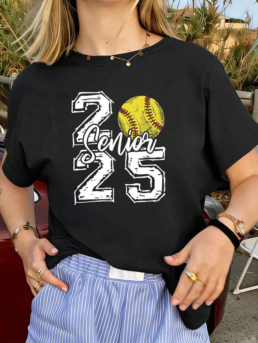 Women T-Shirts - Black - View 1