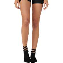 Alo Yoga Grippy Mesh Ribbed Ankle Socks, Unisex, 2-Pack - 黑色 - 查看 1