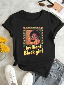 Women T-Shirts - Black - View 2