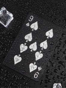 1 bộ bài nhựa chống nước, bài poker đen tuyền chuyên nghiệp, bài tây tiêu chuẩn dành cho chơi game trên máy tính để bàn hiện đại. - Nhiều màu - Xem 5