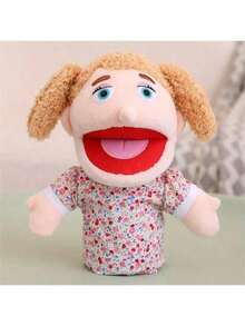 Plush Hand Puppets Dolls Toys For Family Theater Performance, Movable Mouth - Multicolor - View 6