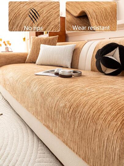 1 chiếc vỏ đệm sofa thoải mái dùng được cả bốn mùa, kiểu dáng hiện đại tối giản, chống trượt, chống bụi và có thể giặt được, màu kaki tươi mát và mềm mại, thân thiện với thú cưng, phù hợp với sofa hình chữ L và sofa 1/2/3/4 chỗ ngồi.