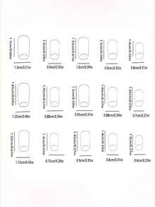 Bộ 30 miếng dán móng tay acrylic màu hồng nhạt, dạng gel, thích hợp cho nữ sử dụng hàng ngày. - Bụi hồng - Xem 6