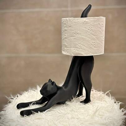 Cute Stretching Dog/Cat/Lion Tissue Box Holder - Adorable Bathroom Decor & Storage, Funny Toilet Paper Dispenser, Help You Create A Fashionable And Tidy Bathroom Space, Bathroom Decor Accessory