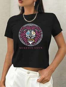 Women T-Shirts - Black - View 1