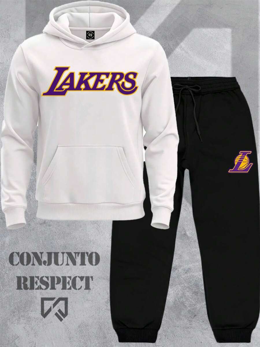 Basketball Team Sweatshirt Set - The King Lake Show Playoff - White - View 1
