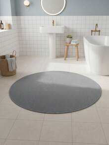 1pc Gray Pineapple Circle Rug, Modern Luxury Style, Pet-Friendly Carpet, Suitable For Spring/Summer Indoor Use, Decorative Rug, Bedroom Decor, Small Rug, Carpet, Home Decor, Living Room Rug, Living Room Small Rug, Bedroom Rug, Living Room Home Decor, Outdoor Rug, Washable Rug - Multicolor - View 2