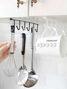 1pc Kitchen Hanging Rack, Cabinet Hook - View 5