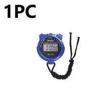 Cronómetro deportivo multifuncional, función de cronometraje precisa, compacto y portátil, botones sensibles, adecuado para entrenamiento deportivo, acondicionamiento físico, competiciones - Negro - Ver 6