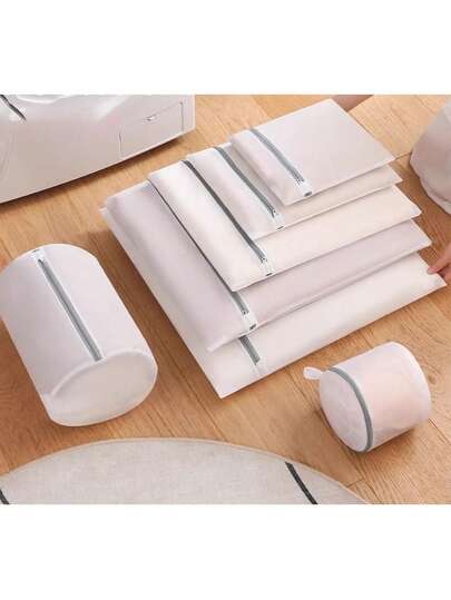 Fine Mesh Laundry Bag, Anti-Tangle Bra & Lingerie Wash Bag, Prevent Deformation Storage Bag, Protective Wash Bag, Laundry Bag, Mesh Bag, Washing Machine Protective Bag, Fine Mesh Bag Lingerie Storage Bag, Foldable Thick Bra Laundry Bag, Protective Wash Bag, Washing Machine Bra Bag, Sandwich Bra & Lingerie Wash Bag, Washing Machine Dedicated