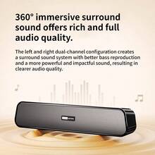 Lenovo B01 Wired Desktop Speakers | USB Powered Connection | Elongated Bass Design | Stereo Computer Speakers | Suitable For Desktop PC - View 5