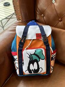 Mochila con cordón de alta calidad y diseño de dibujos animados lindos y de moda para niñas - Multicolor - Ver 3