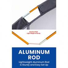 Alvantor Tienda de campaña para 3 Personas Impermeable para mochilero Ultraligera Barra de Aluminio para 4 Estaciones Cabina al Aire Libre Doble Capa Viajes con patrón de Roble - como en la imagen - Ver 8