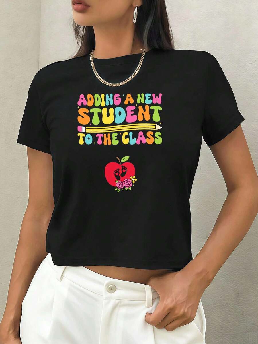 Women T-Shirts - Black - View 1