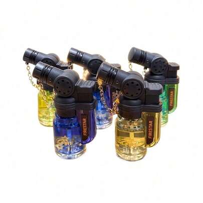 KIT COM 5 Maçaricos prático Portátil Recarregável Culinário Flambar