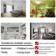 1pc Flannel Airplane Runway Pattern Non-Slip Mat, Premium Soft Carpet, Machine Washable And Colorfast, Suitable For Living Room, Bedroom, Kitchen, Office, Laundry Room, Hallway, Tapestry Yoga Mat, Modern Minimalist Style Decoration, Home Aesthetics - White - View 5