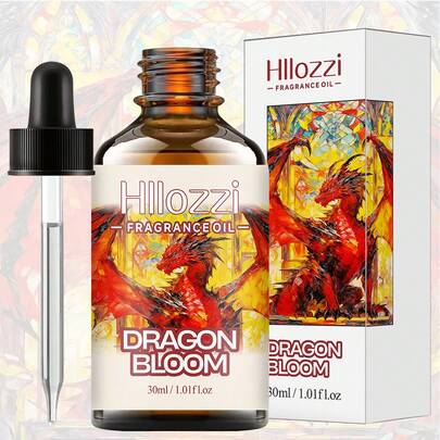 Hllozzi 龙之花香氛精油：独特的香气，独特的体验，适用于香薰机、扩香器、香氛水晶和香薰蜡烛。也是一份绝佳的礼物，尤其适合父亲节。