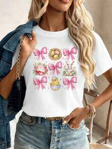 Women T-Shirts - White - View 1