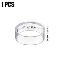 1/3/6/12pcs Clear Round Ball Display Stand, Transparent Baseball Box, Golf Ball Box, Small Baseball Acrylic Display Rack With Round Acrylic Plastic Display Stand, For Decorating Egg Crystal Ball, Golf Ball, Baseball, Softball, Tennis Ball, Ball Collections, 3 Different Sizes Provided - Transparent Circle - View 16