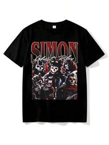 Limited Edition Simon Riley Ghost 90s Bootleg Vintage T-Shirt, Simon Riley Ghost Streetwear Classic Tee, Simon Riley Ghost T-Shirt For Women And Men - màu đen - Xem 6