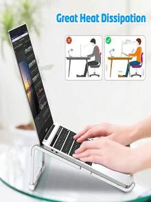 Giá đỡ laptop đa năng, có thể gập lại, điều chỉnh được, làm bằng hợp kim nhôm, dùng cho máy tính xách tay MacBook Air Pro. - Nhiều màu - Xem 3