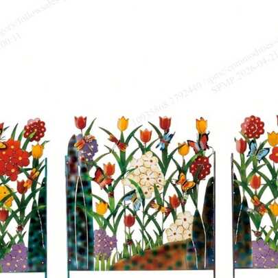 3件套户外庭院2D亚克力扁平仙女装饰插牌，花园草坪装饰工艺品，户外草坪装饰，艺术乔迁礼物，适用于花园仙女、后院草坪、阳台装饰