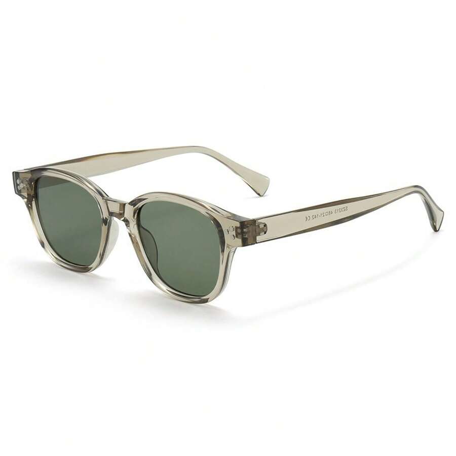 Stylish Anti-Glare And Dust-Proof Glasses, A Universal Fashion Accessory For Both Men And Women. Clear And Durable, Suitable For All Seasons. Suitable As A Gift.Perfect For Street Photography And Events, Casual Glasses|Unique Glasses|Lightweight Glasses - SZ3213 (Gọng C1 màu đen bóng với tròng kính đen/xám) - Xem 1