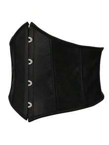 1pc Women's Waist Cincher Corset Bodyshaper, Tight Waist Control - 黑色 - 查看 1