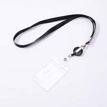 1pc 2026 New Retractable Lanyard ID Card Holder With PVC Card Sleeve Swivel Clip - 360° Rotating Clasp, Essential For Teachers, Office Workers And Students Back To School Season - A - View 14