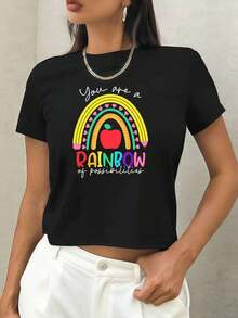 Women T-Shirts - Black - View 1