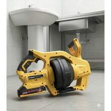 Desentupidor Elétrico Tubulação a Bateria 20V 110/220v Com Indicador de Bateria Profissional  - Qiu Presentes - MODELO - Visão 8